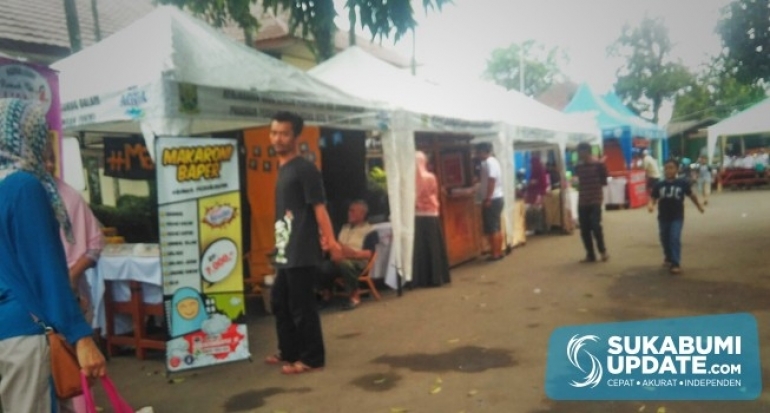 Para Pelaku UKM di Cicurug Kabupaten Sukabumi Meriahkan Festival Kuliner